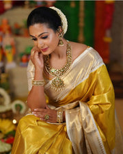 Pure Gold Tissue Silk Saree