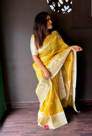 Pure Gold Tissue Silk Saree