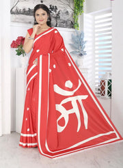 Festival Linen Puja saree