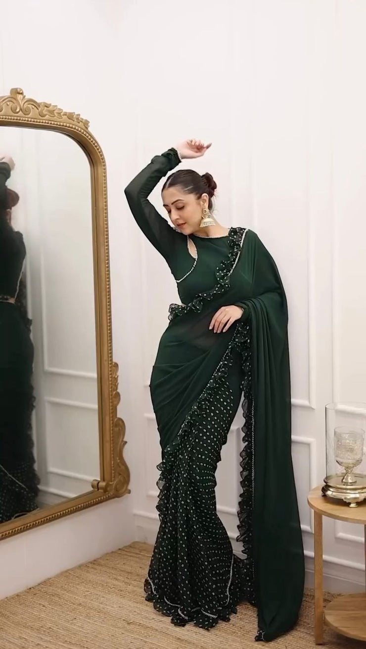 1 Minute Ready to Wear Saree