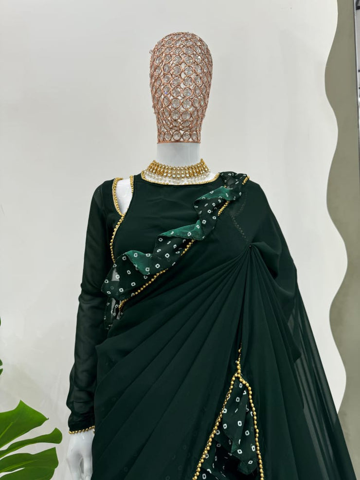 1 Minute Ready to Wear Saree