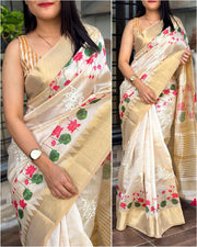 Assam silk with running Blouse