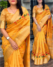 Assam silk with running Blouse