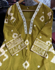 KURTA PANT WITH DUPATTA SUIT SET