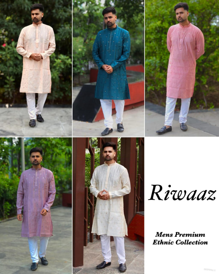 Men's Kurta Pyjama Set for Festivities