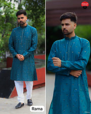 Men's Kurta Pyjama Set for Festivities