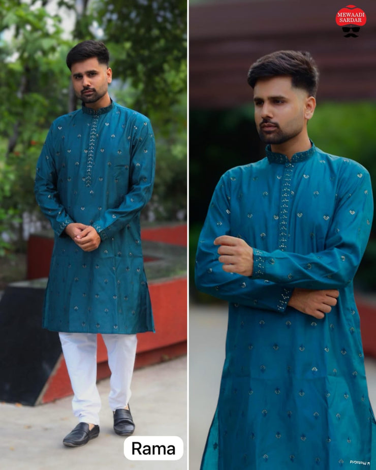 Men's Kurta Pyjama Set for Festivities