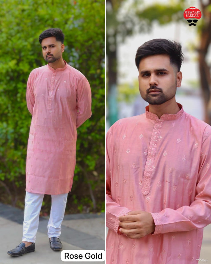 Men's Kurta Pyjama Set for Festivities