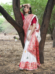 Muslin Viscose Saree with Minakari Floral Weaving