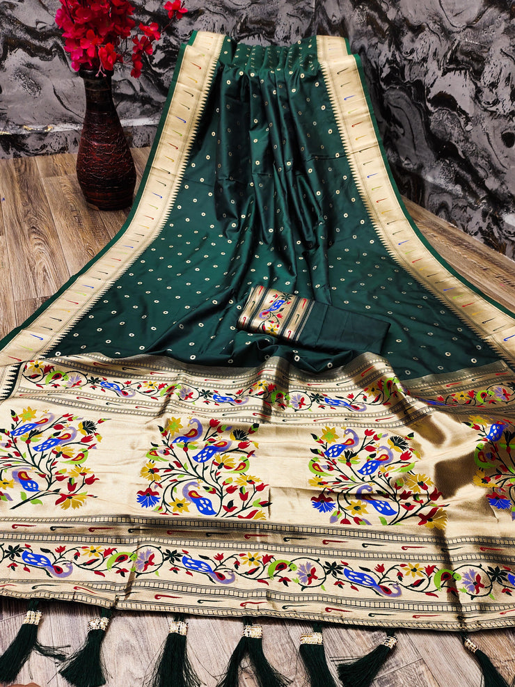 Authentic Paithani Silk Saree