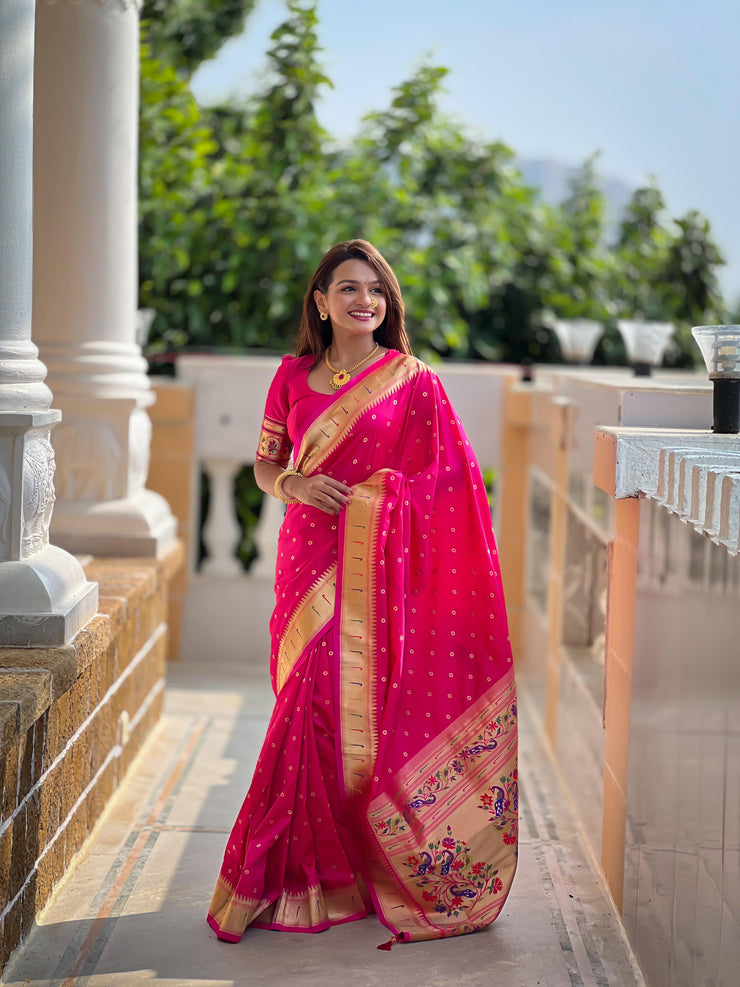 Authentic Paithani Silk Saree