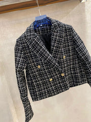 Short Tweed Winter Jacket