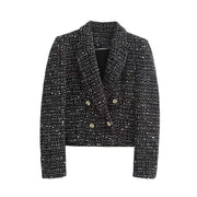 Short Tweed Winter Jacket