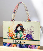 Stylish Funky Doll Print Tote Bag