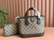 Gucci GG Ophidia Small Size Tote Bag with Pouch