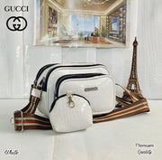 GUCCI - 4 zipper lady cross body sling