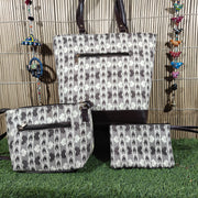 Premium Cotton Printed Bags Combo Set