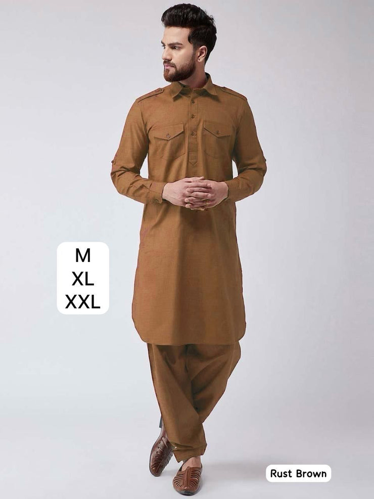 Full stitched pathani Kurta with Salwar Bottom in 6 Colours