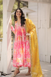 ALIA CUT GOWN WITH DUPATTA SET