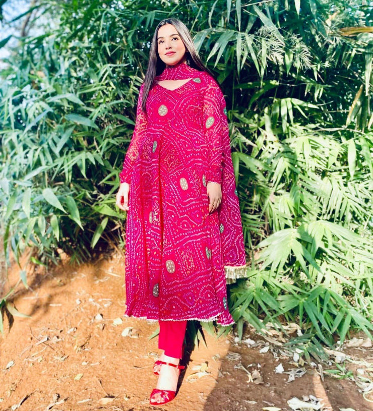 RANI BANDHANI ETHNIC SUIT