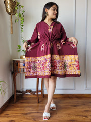 Cool Cotton Short length Kaftan