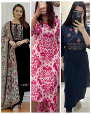 3 Ethnic Suits Combo - part of Festival Sale