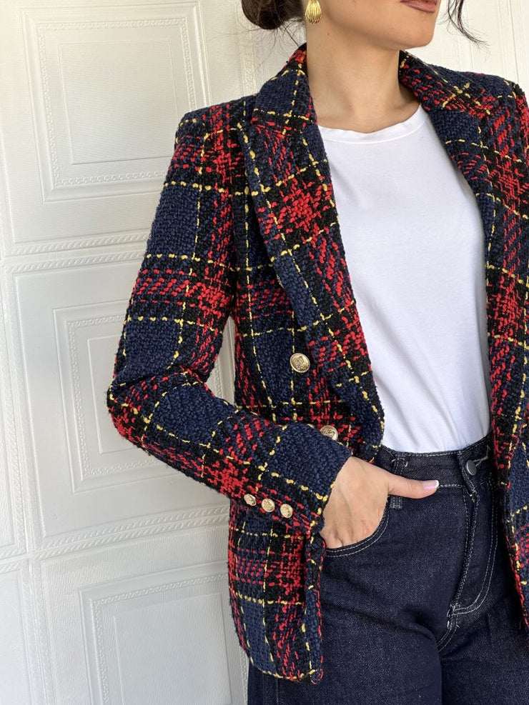 STYLISH TWEED BLAZER