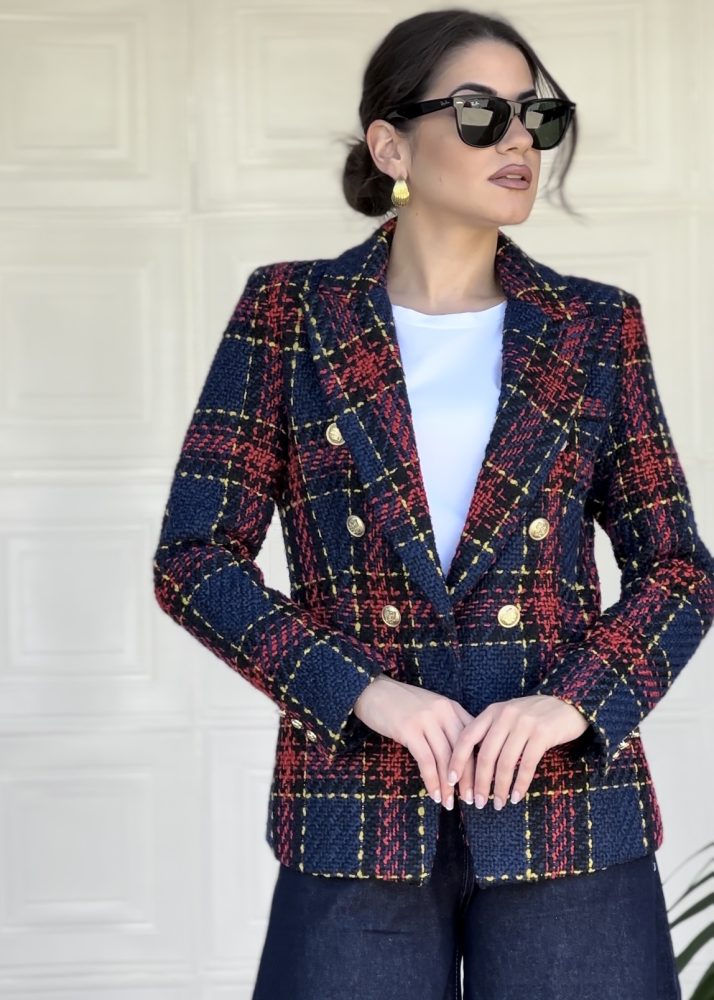 STYLISH TWEED BLAZER