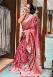 Superhit Pattern Banarasi Antique Silk Sarees