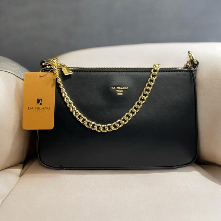 Classic Leather Shoulder / Crossbody Bag