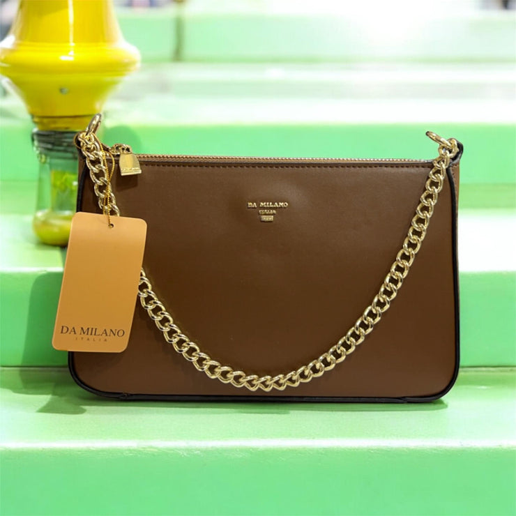 Classic Leather Shoulder / Crossbody Bag