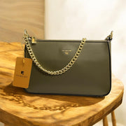 Classic Leather Shoulder / Crossbody Bag