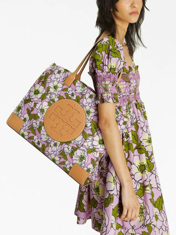 Tory Burch Ella Printed Large Tote Bag